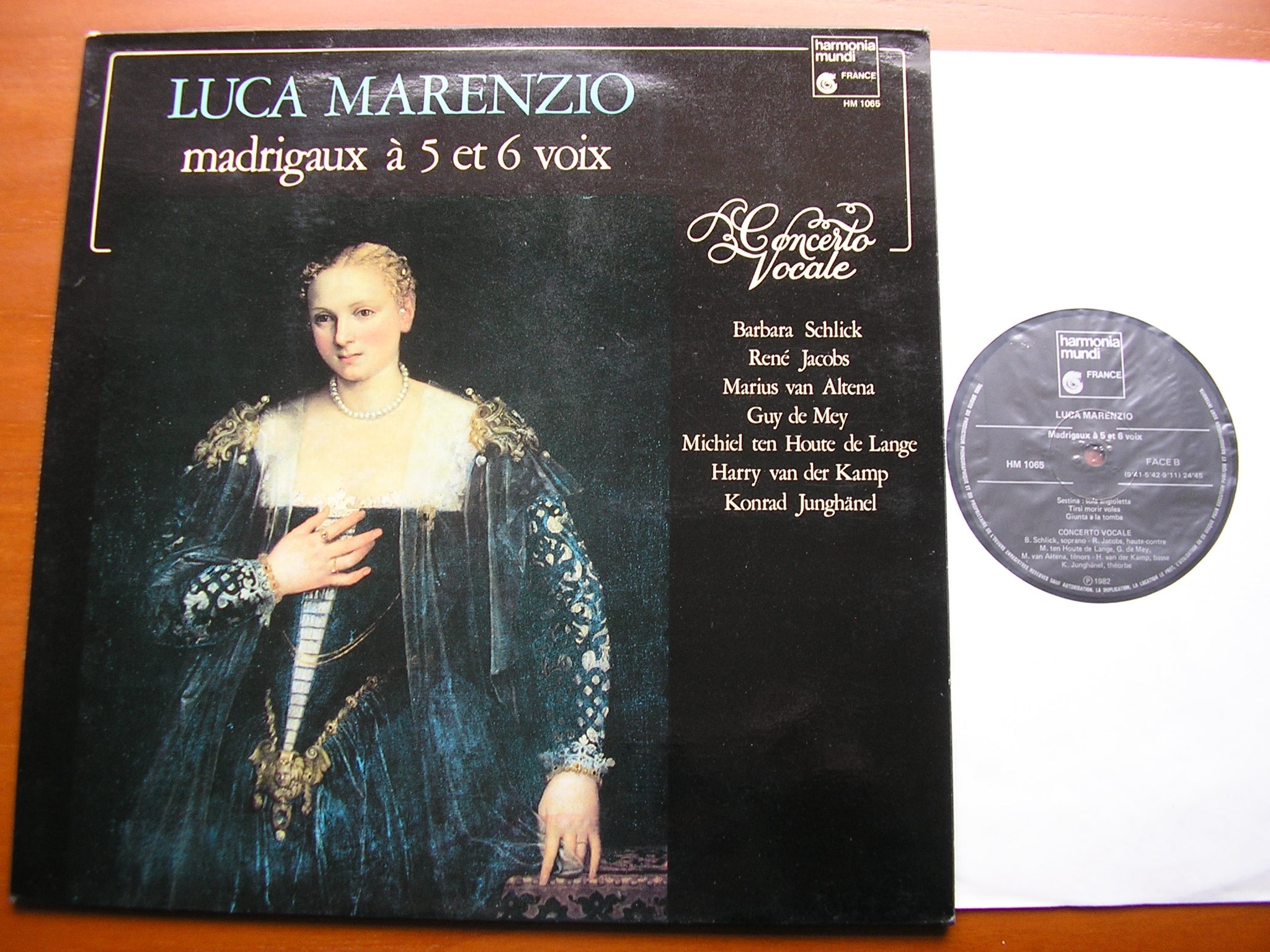 MARENZIO: MADRIGALS FOR 5 & 6 VOICES     CONCERTO VOCALE / JACOBS    HM 1065