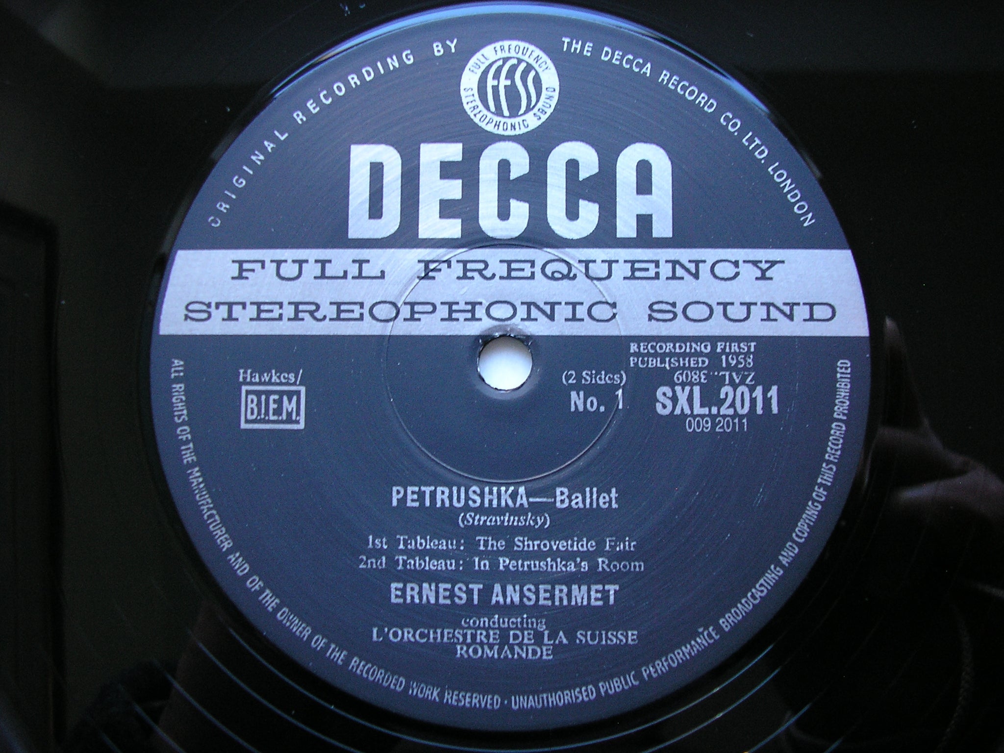 SXL 2011 STRAVINSKY: PETRUSHKA ANSERMET / SUISSE ROMANDE