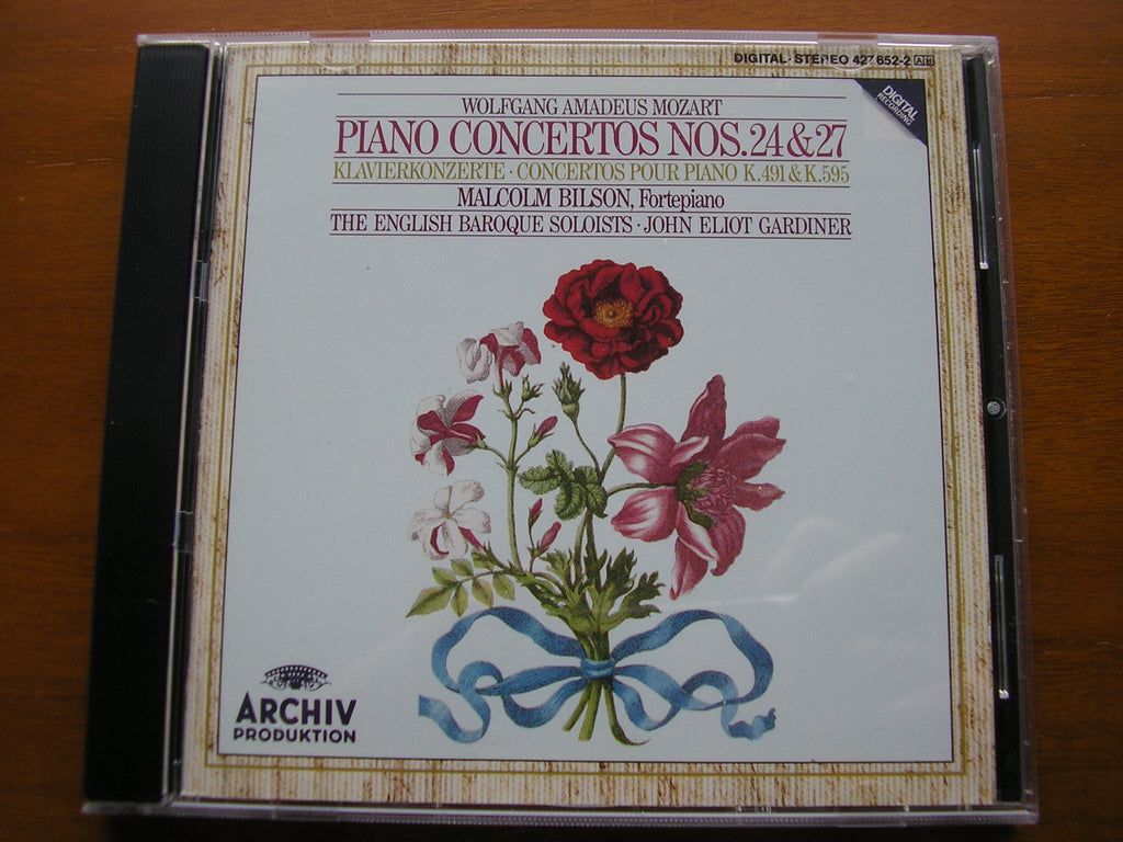 MOZART: THE PIANO CONCERTOS     MALCOLM BILSON / ENGLISH BAROQUE SOLOISTS / GARDINER     DG ARCHIV    8 LP + 2 CD