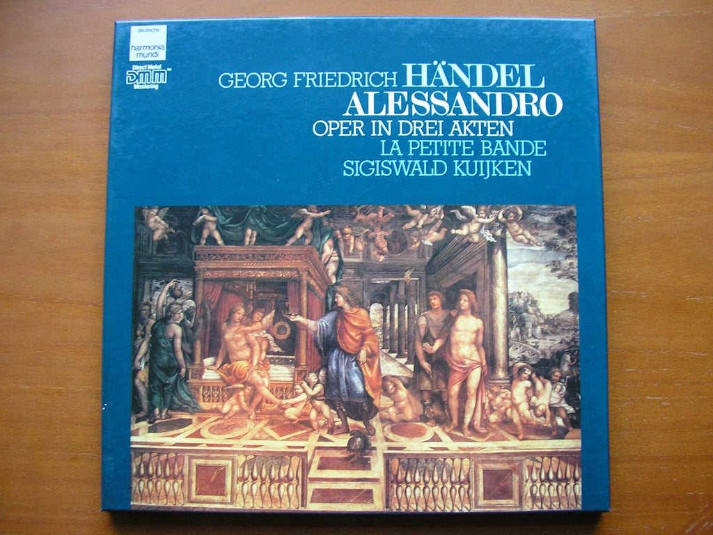HANDEL: ALESSANDRO (1726)     SOLOISTS / LA PETITE BANDE / KUIJKEN    4LP     16 9537