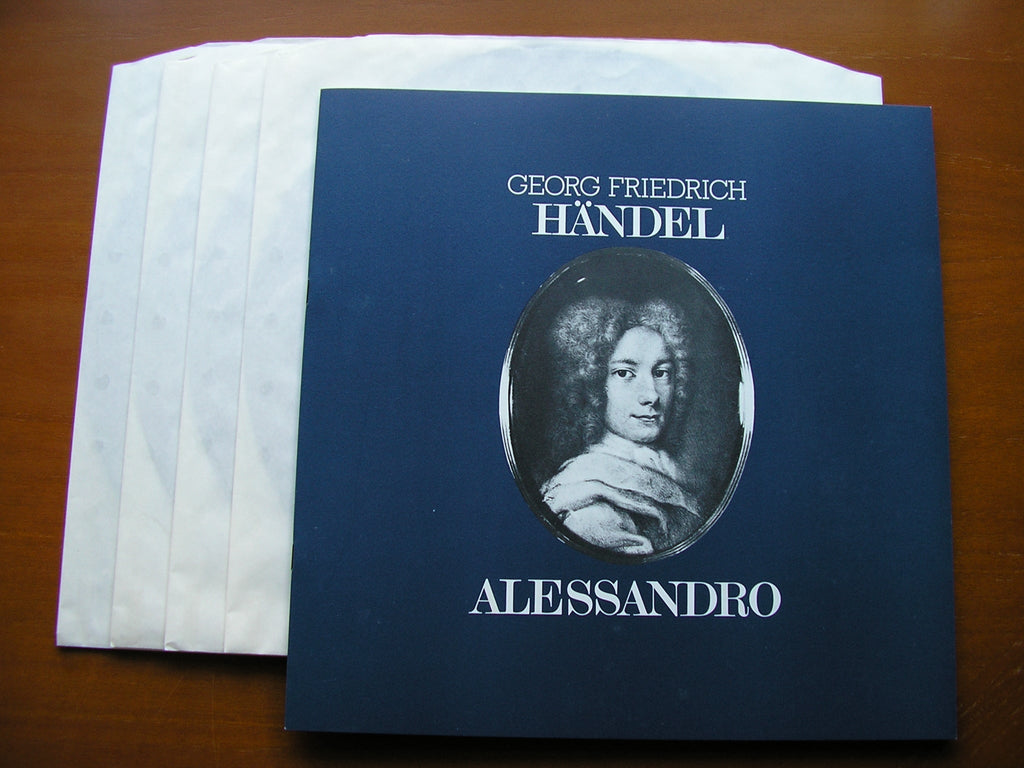 HANDEL: ALESSANDRO (1726)     SOLOISTS / LA PETITE BANDE / KUIJKEN    4LP     16 9537