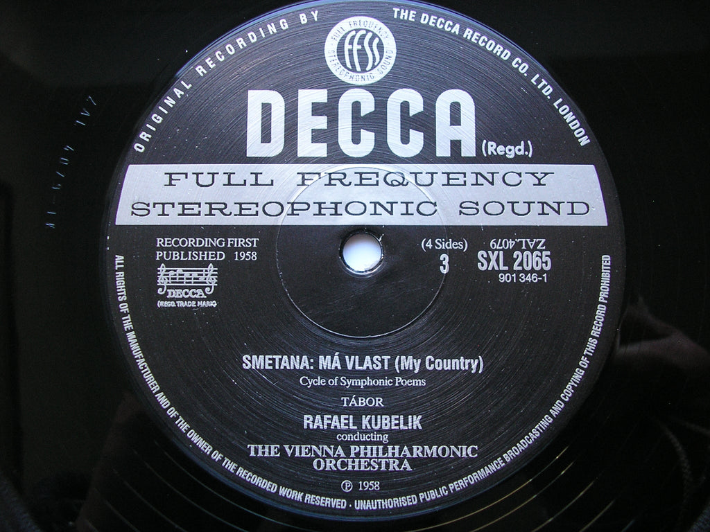 SXL 2064 / 5 SMETANA : MA VLAST KUBELIK / VIENNA PHILHARMONIC ORCHESTRA