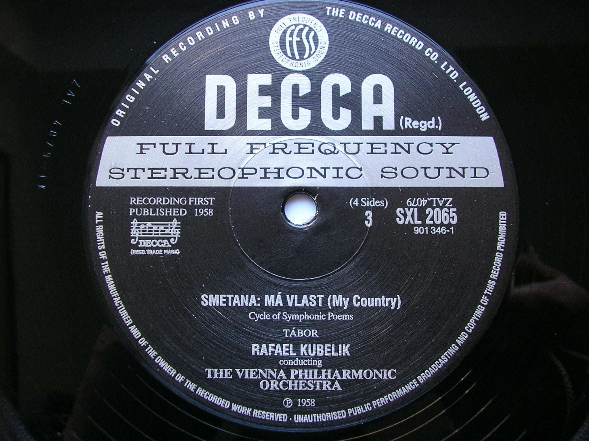 SXL 2064 / 5 SMETANA : MA VLAST KUBELIK / VIENNA PHILHARMONIC ORCHESTRA