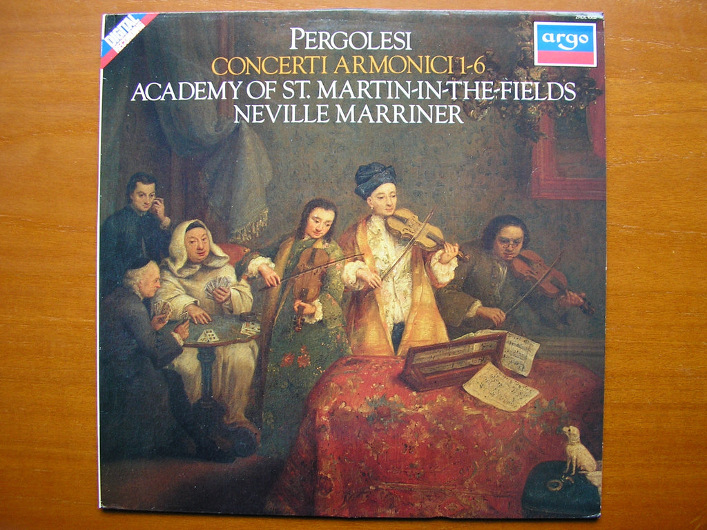 PERGOLESI: CONCERTI ARMONICI Nos. 1 - 6      ASMIF / MARRINER    ZRDL 1002