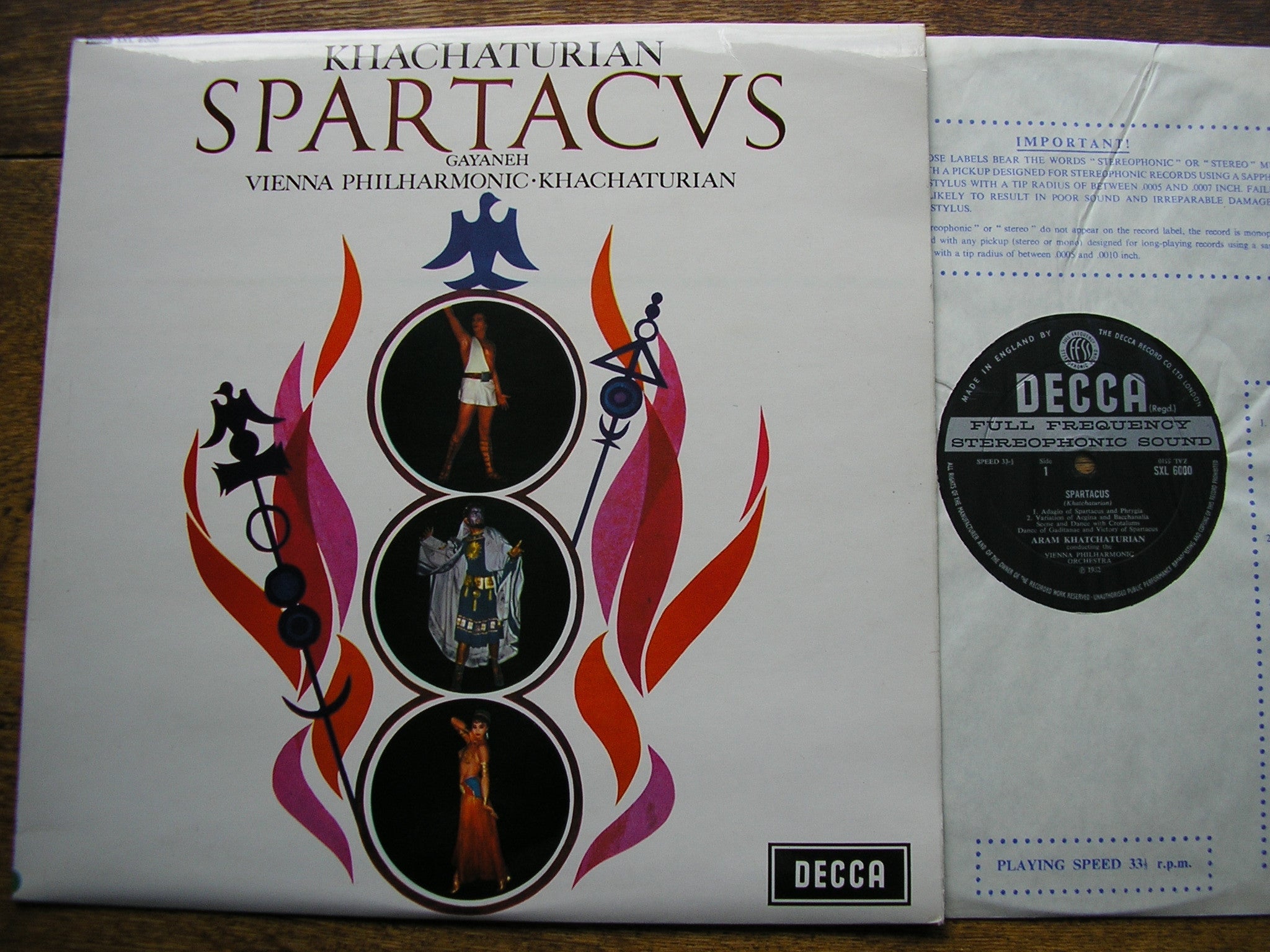 SXL 6000 KHACHATURIAN: SPARTACUS / GAYANEH ARAM KHACHATURIAN / VIENNA PHILHARMONIC