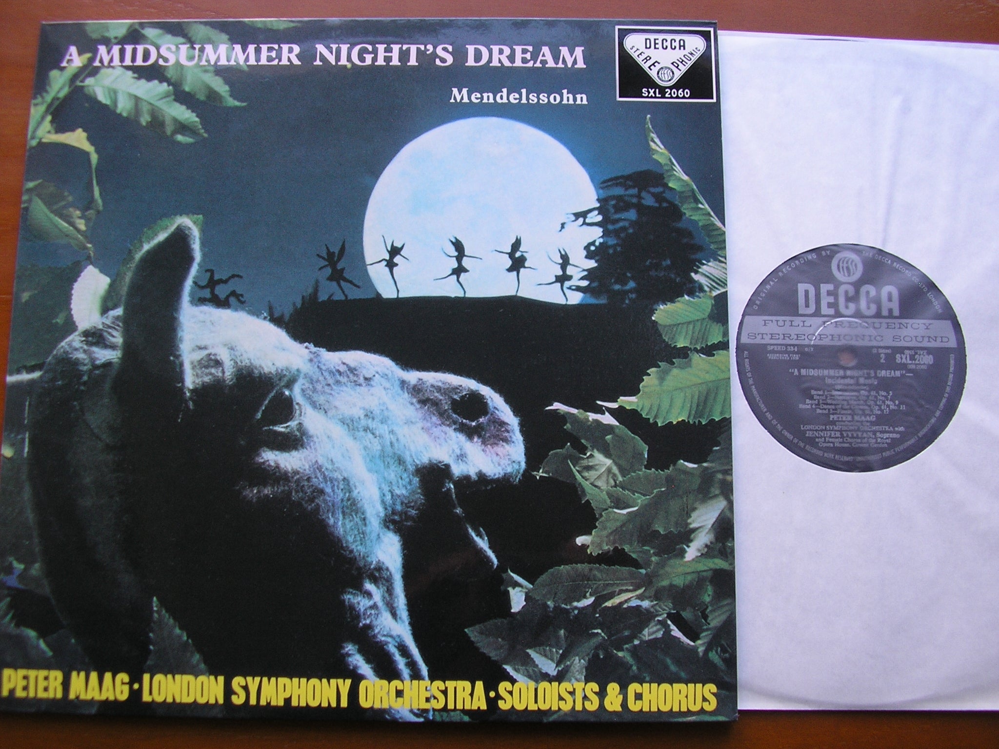 SXL 2060 MENDELSSOHN: A MIDSUMMER NIGHT'S DREAM SOLOISTS / LONDON SYMPHONY ORCHESTRA / MAAG