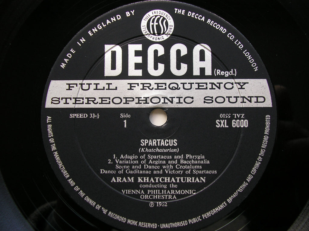 SXL 6000 KHACHATURIAN: SPARTACUS / GAYANEH ARAM KHACHATURIAN / VIENNA PHILHARMONIC