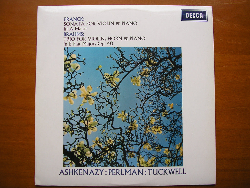 SXL 6408 FRANCK: SONATA FOR VIOLIN & PIANO / BRAHMS: HORN TRIO     ASHKENAZY / PERLMAN /TUCKWELL    ED3