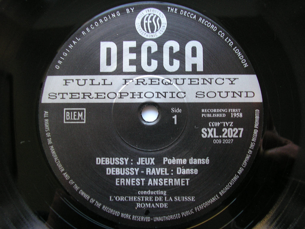 SXL 2027 DUKAS: LA PERI / DEBUSSY: JEUX ANSERMET/ SUISSE ROMANDE ORCHESTRA