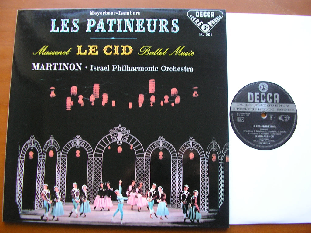 SXL 2021 MEYERBEER: LES PATINEURS / MASSENET: LE CID ballet music MARTINON / ISRAEL PHILHARMONIC