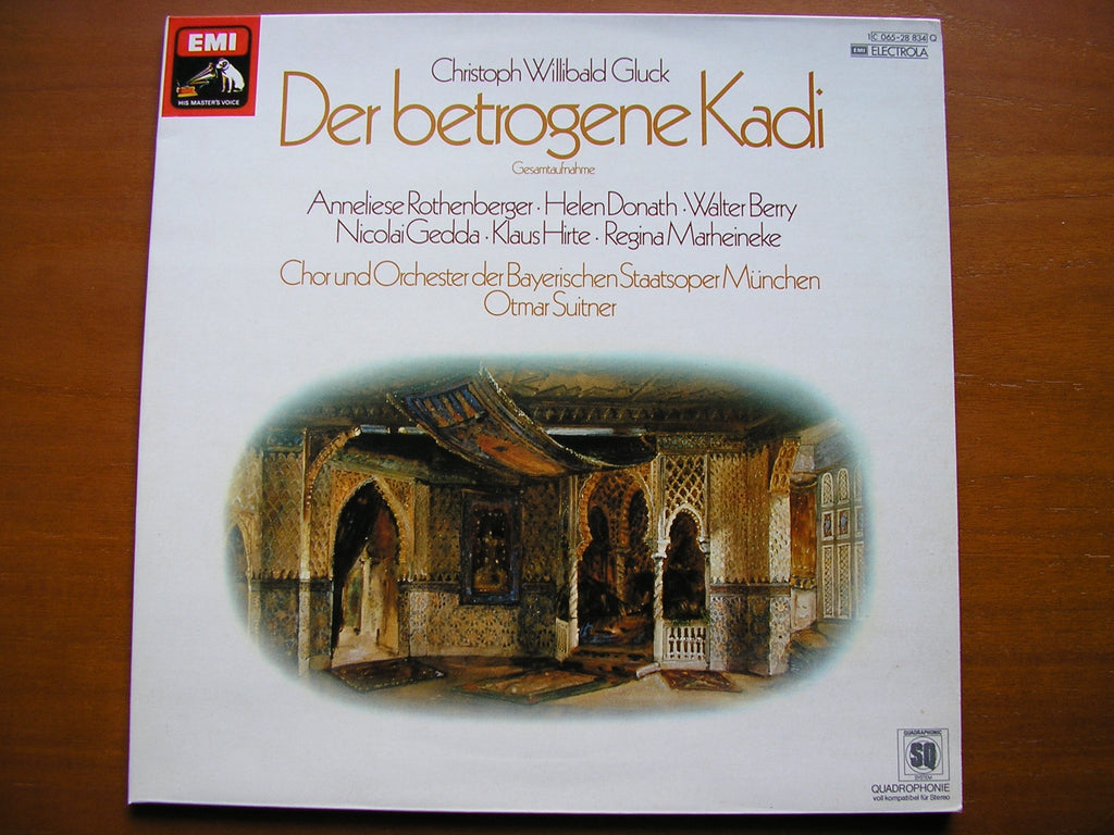 GLUCK: LE CADI DUPE  (1761)       SOLOISTS / BAVARIAN STATE OPERA / SUITNER      065-28 834