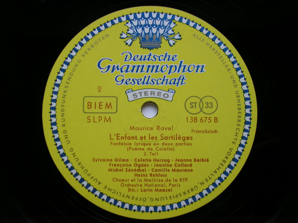 RAVEL: L'ENFANT ET LES SORTILEGES     SOLOISTS / FRENCH NATIONAL ORCHESTRA / MAAZEL      138 675