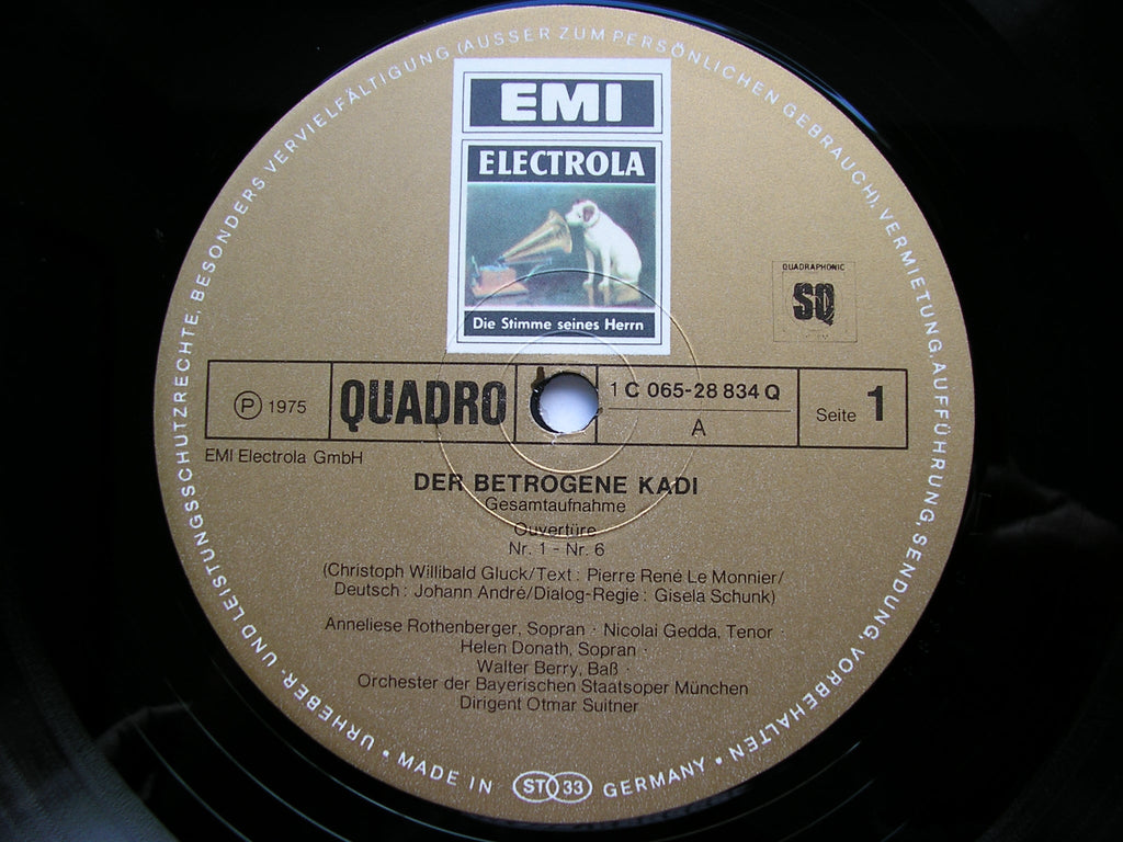 GLUCK: LE CADI DUPE  (1761)       SOLOISTS / BAVARIAN STATE OPERA / SUITNER      065-28 834