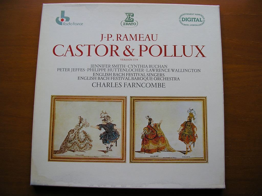 RAMEAU: CASTOR & POLLUX (1754)     SOLOISTS / ENGLISH BACH FESTIVAL BAROQUE ORCHESTRA / FARNCOMBE    3LP    NUM 750323