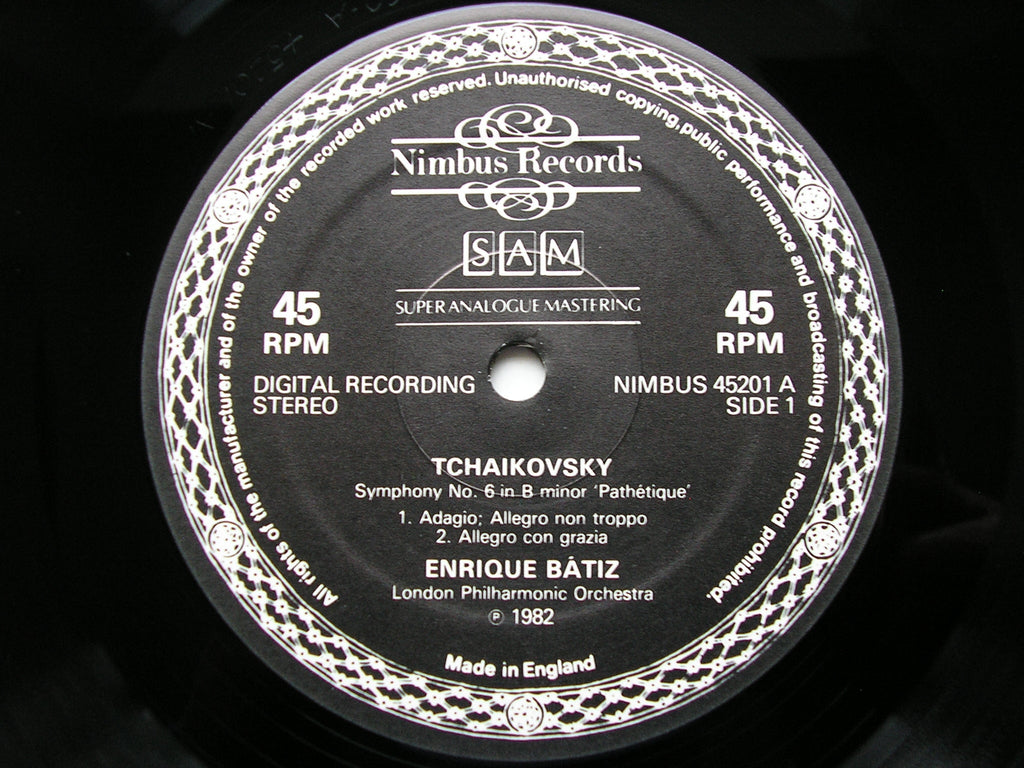 TCHAIKOVSKY: SYMPHONY No. 6     BATIZ / LONDON PHILHARMONIC    NIMBUS 45201