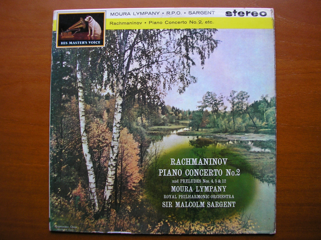 RACHMANINOV: PIANO CONCERTO No. 2 / THREE PRELUDES     LYMPANY / ROYAL PHILHARMONIC / SARGENT     CSD 1388