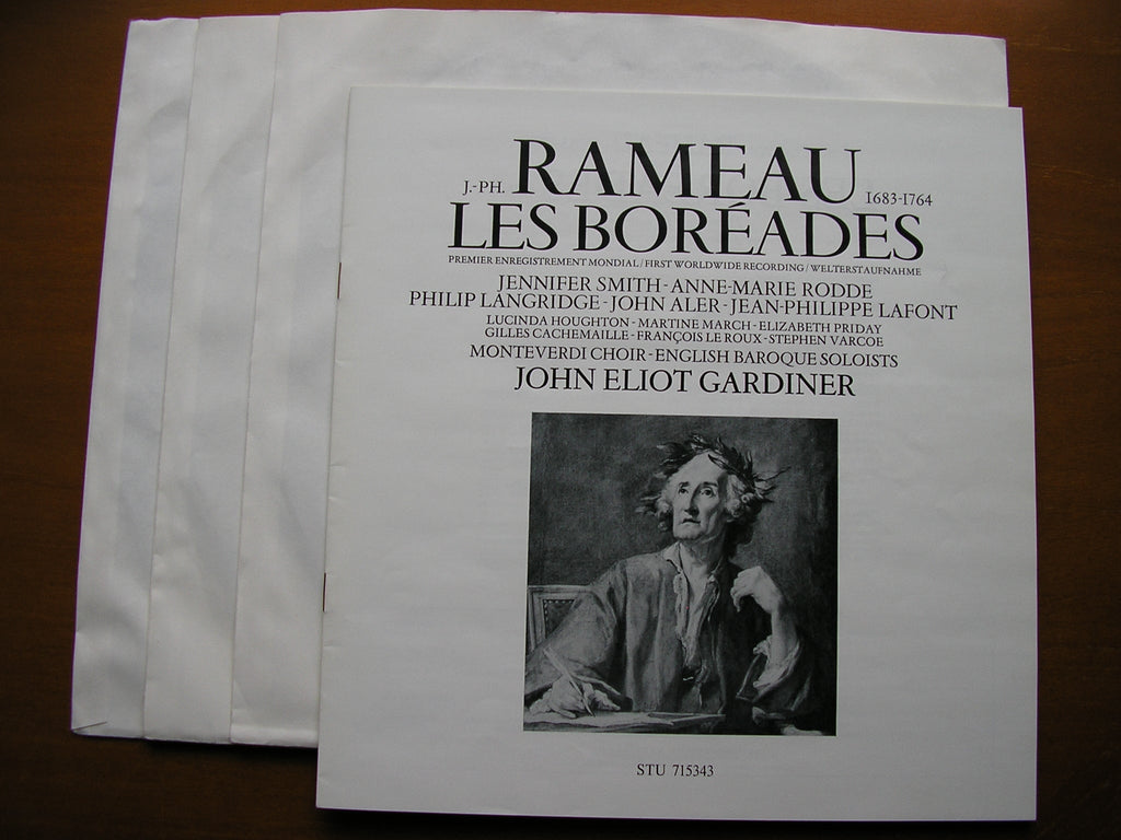RAMEAU: LES BOREADES (1764)    SOLOISTS / ENGLISH BAROQUE SOLOISTS / GARDINER    3LP    STU 715343