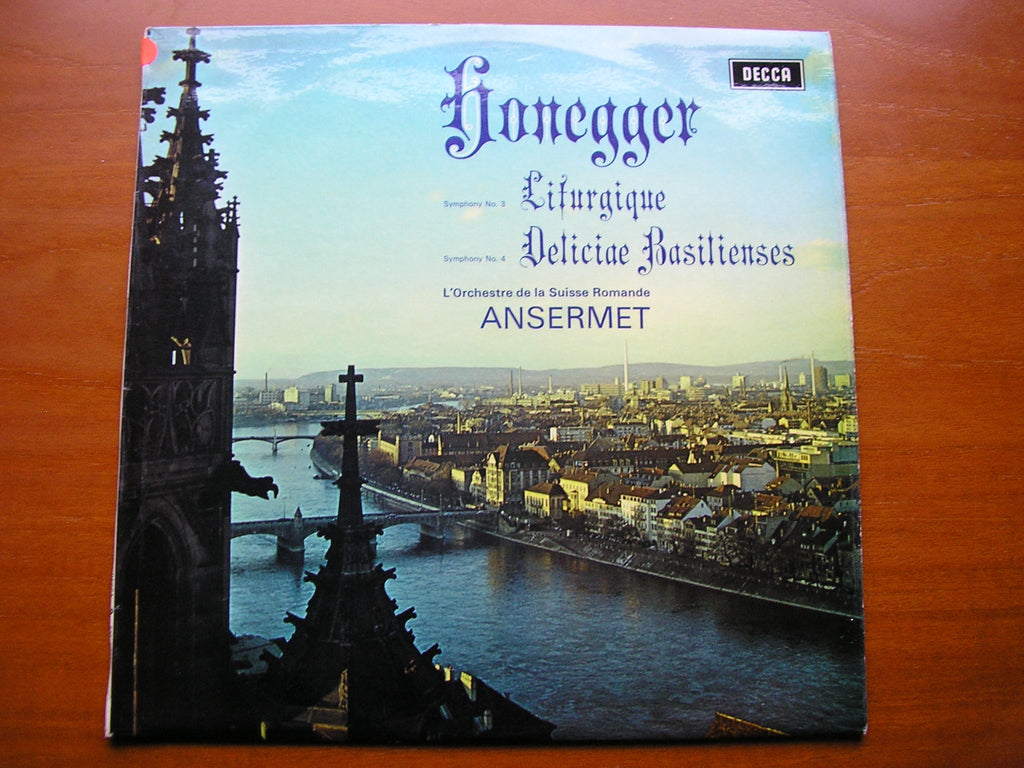 SXL 6394 HONEGGER: SYMPHONIES Nos. 3 & 4 ANSERMET / SUISSE ROMANDE test pressing