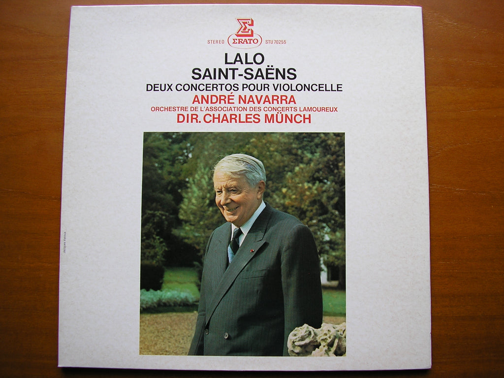 LALO & SAINT-SAENS: CELLO CONCERTOS     NAVARRA / LAMOUREUX ORCHESTRA /  MUNCH     STU 70255