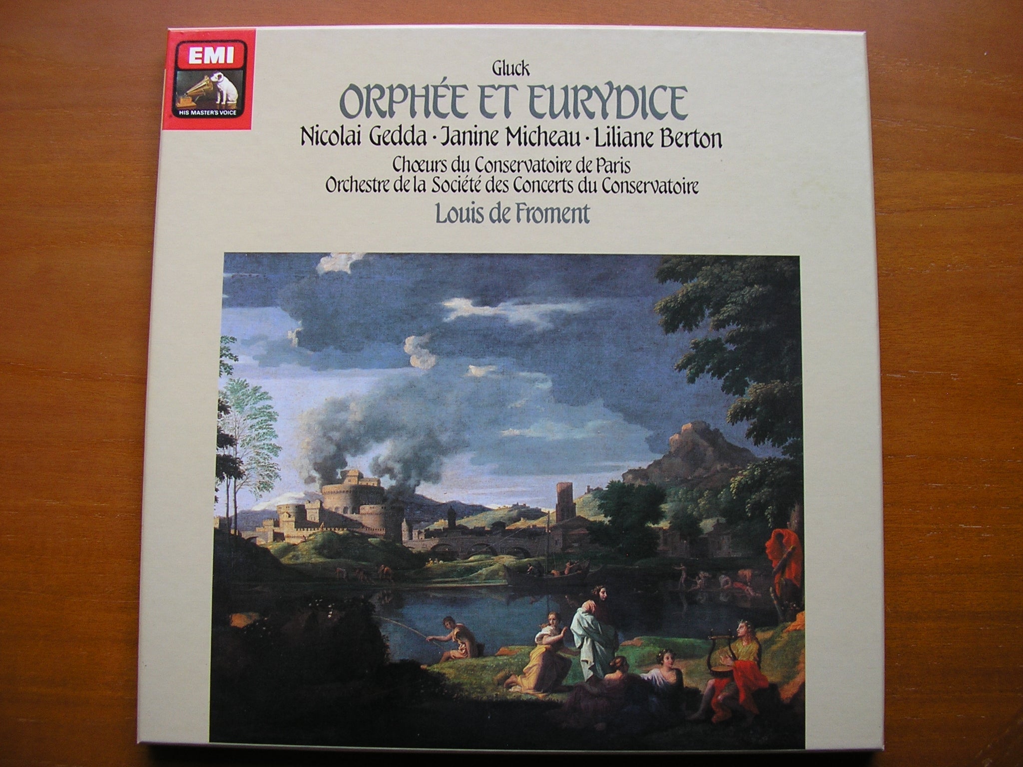GLUCK: ORPHEE ET EURYDICE (1774)    GEDDA / MICHEAU / BERTON / PARIS CONSERVATOIRE / DE FROMENT     2LP    29 1258