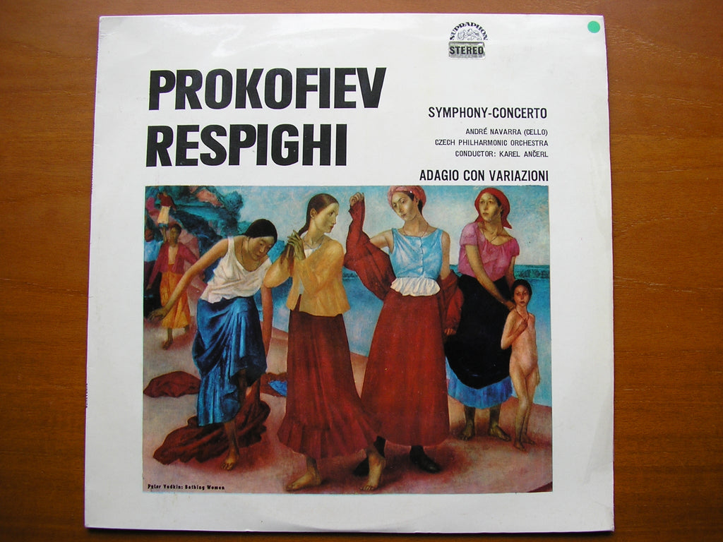 PROKOFIEV: SYMPHONY-CONCERTO / RESPIGHI: ADAGIO CON VARIAZIONI    NAVARRA / CZECH PHILHARMONIC / ANCERL   SUA ST 50689
