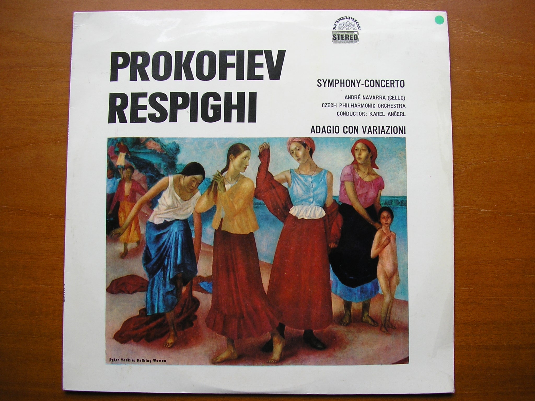 PROKOFIEV: SYMPHONY-CONCERTO / RESPIGHI: ADAGIO CON VARIAZIONI    NAVARRA / CZECH PHILHARMONIC / ANCERL   SUA ST 50689