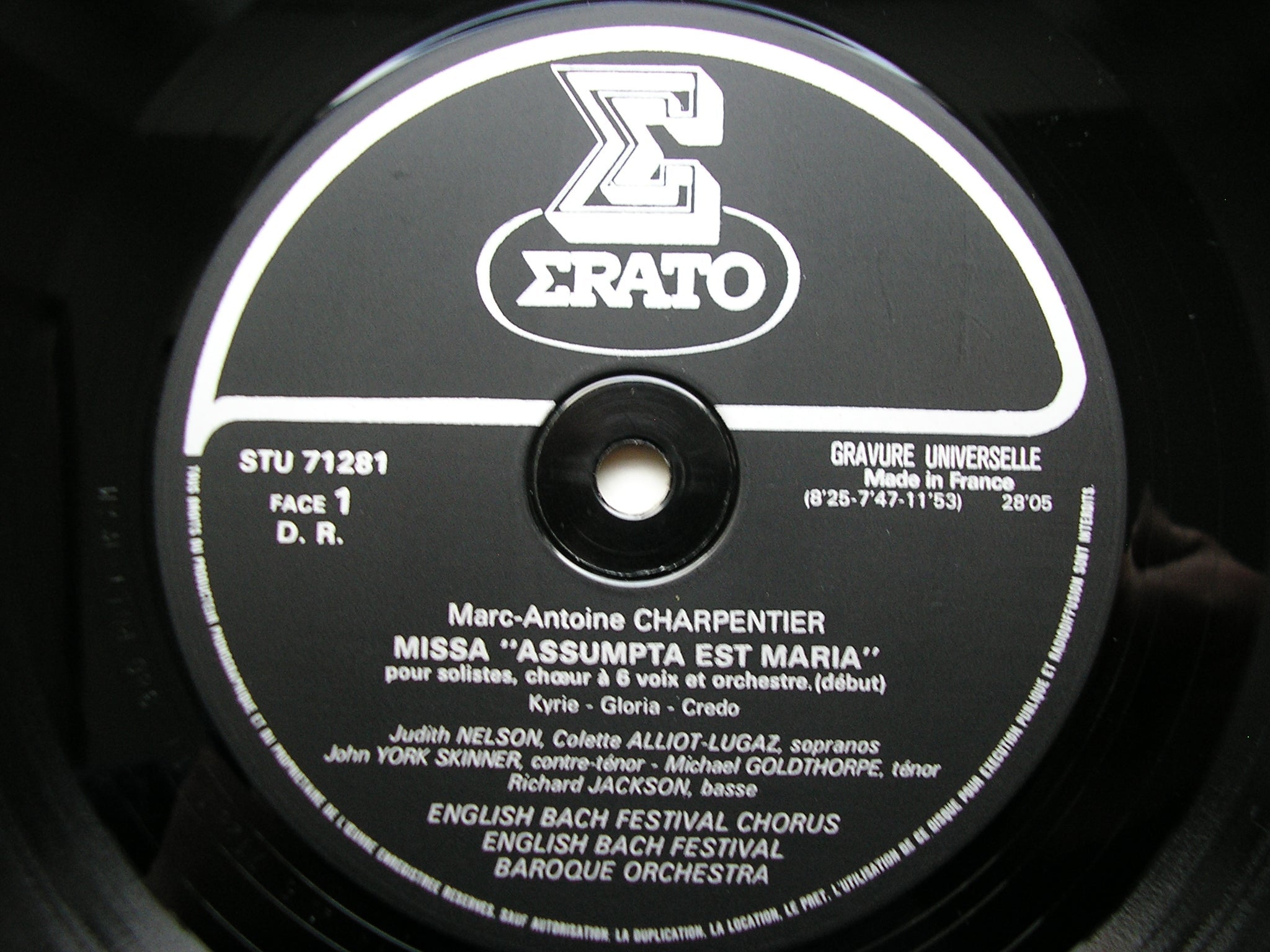 CHARPENTIER: MISSA ASSUMPTA EST MARIA / DIALOGUS INTER CHRISTUM    ENGLISH BACH FESTIVAL BAROQUE ORCHESTRA    STU 71281