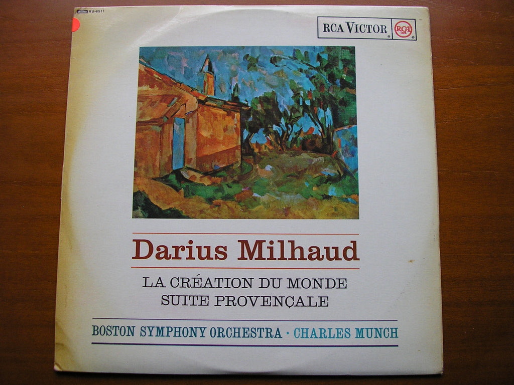 MILHAUD: LA CREATION DU MONDE / SUITE PROVENCALE      MUNCH / BOSTON SYMPHONY   test pressing  SB 6511