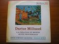 MILHAUD: LA CREATION DU MONDE / SUITE PROVENCALE      MUNCH / BOSTON SYMPHONY   test pressing  SB 6511