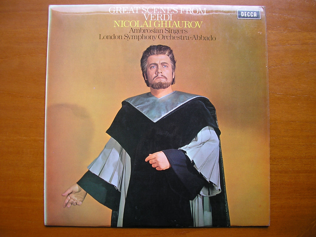 SXL 6443 GREAT SCENES FROM VERDI     NICOLAI GHIAUROV / LONDON SYMPHONY / ABBADO     ED4