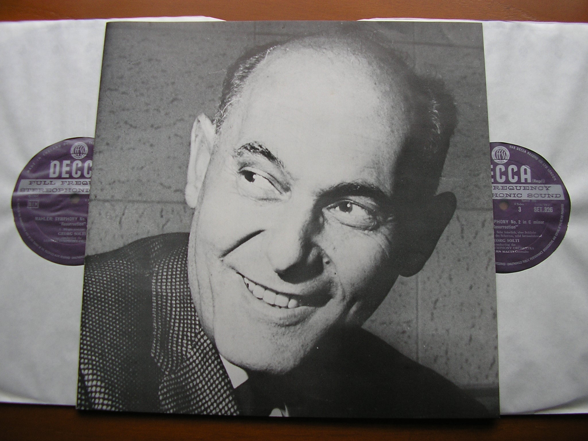 MAHLER: SYMPHONY No. 2 'Resurrection'    HARPER / WATTS / LONDON SYMPHONY ORCHESTRA / SOLTI     SET 325 - 6