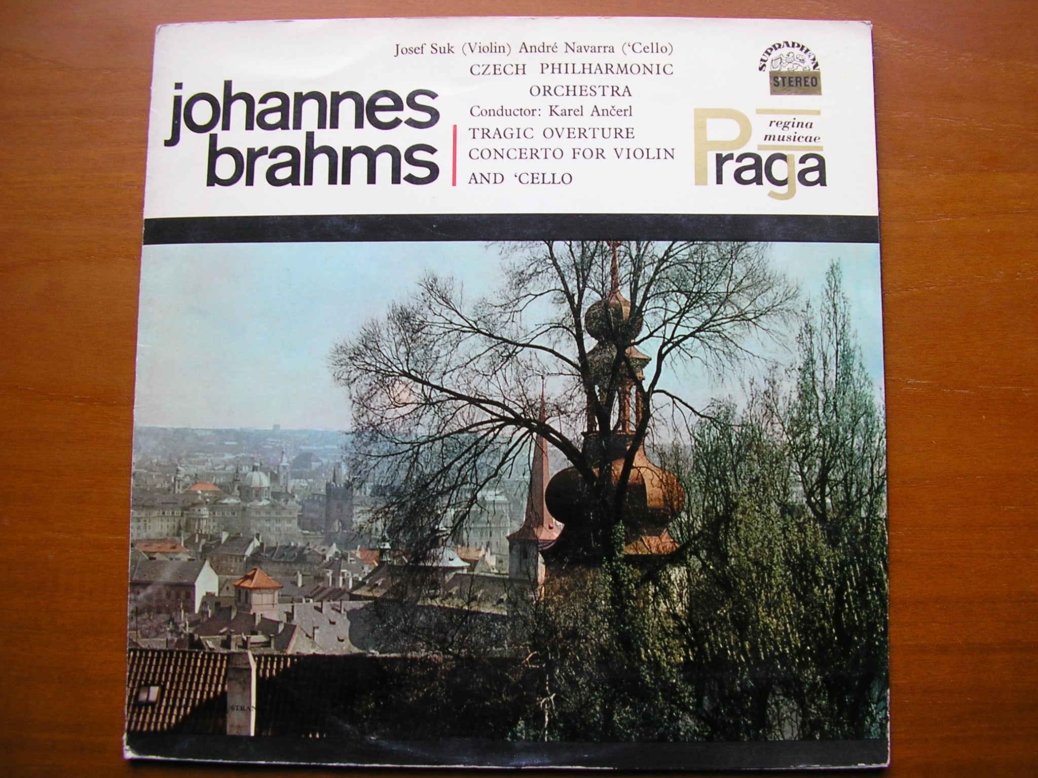 BRAHMS: CONCERTO FOR VIOLIN & CELLO / TRAGIC OVERTURE    SUK / NAVARRA / CZECH PHILHARMONIC / ANCERL    SUA ST 50573