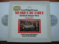 TELEMANN: TAFELMUSIK  Production 1     SCHOLA CANTORUM BASILIENSIS / WENZINGER      2LP      2708 008
