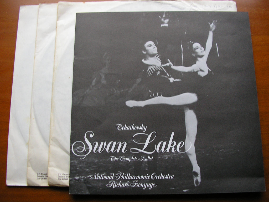 TCHAIKOVSKY: SWAN LAKE  complete ballet     BONYNGE / NATIONAL PHILHARMONIC    3LP       test pressing       D37D 3
