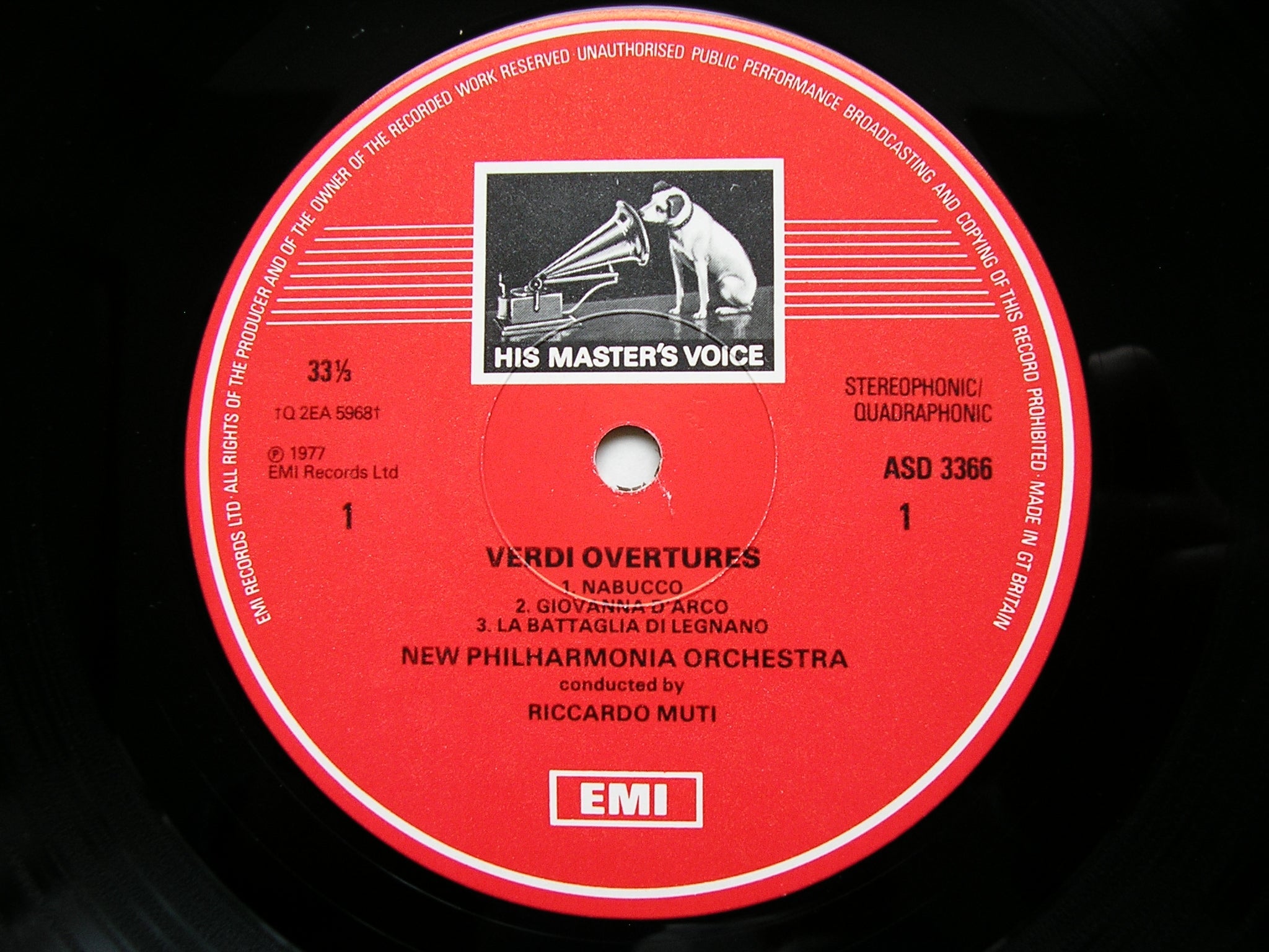 VERDI: OVERTURES      MUTI / NEW PHILHARMONIA      ASD 3366