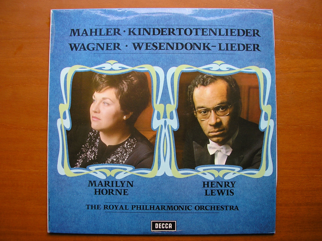 SXL 6446 MAHLER: KINDERTOTENLIEDER / WAGNER: WESENDONK LIEDER     HORNE / ROYAL PHILHARMONIC / LEWIS    ED4