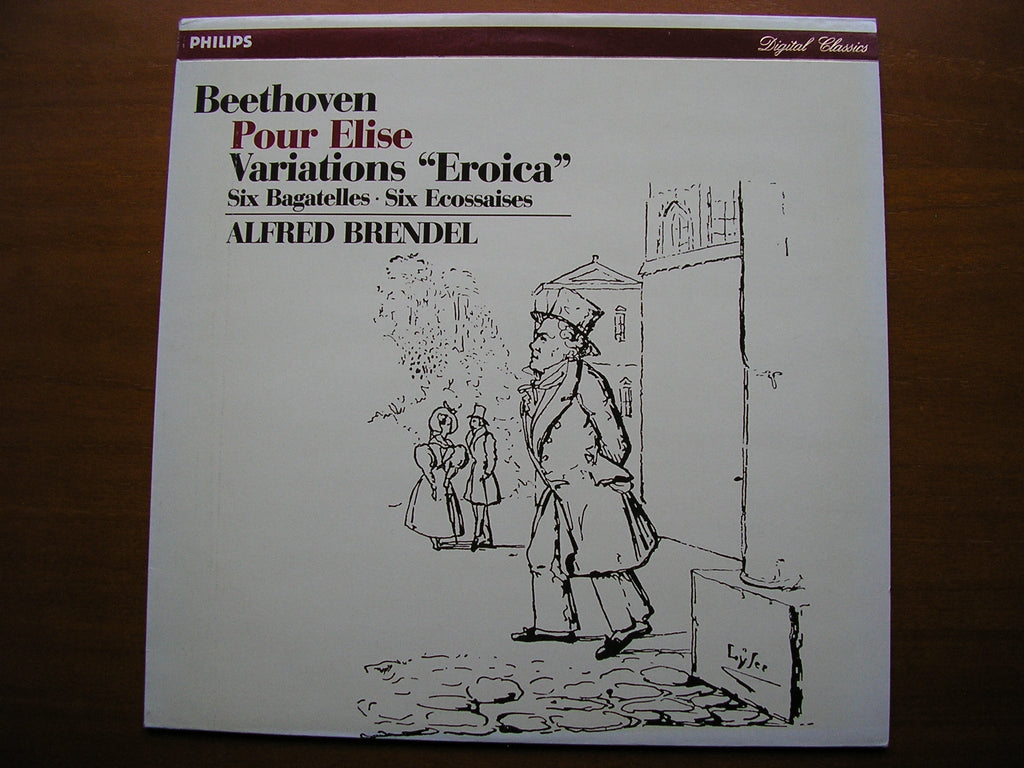 BEETHOVEN:  EROICA VARIATIONS / POUR ELISE / SIX BAGATELLES     ALFRED BRENDEL    412 227