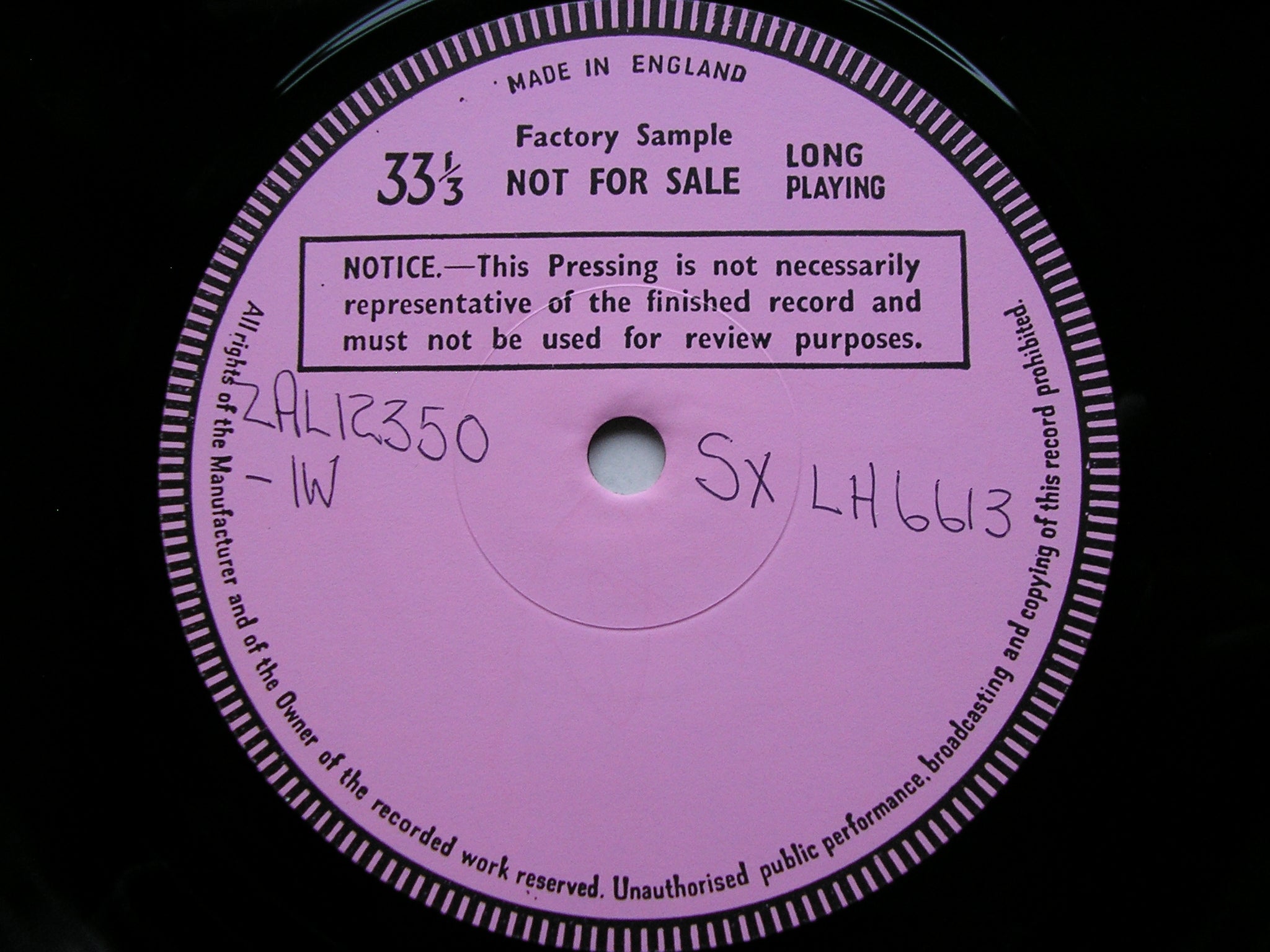 SXL 6678 BRAHMS: SYMPHONY No. 4 KERTESZ / VIENNA PHILHARMONIC test pressing