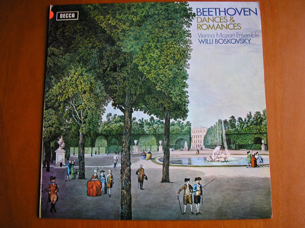 SXL 6436 BEETHOVEN: DANCES & ROMANCES VIENNA MOZART ENSEMBLE / BOSKOVSKY test pressing