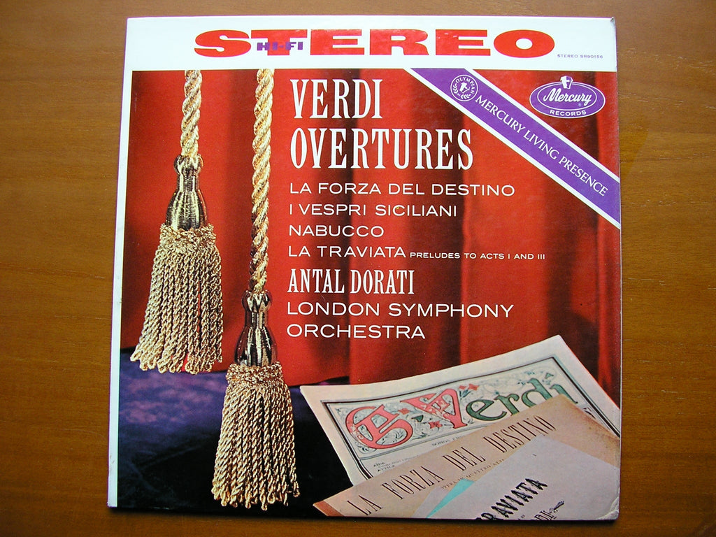 VERDI: OVERTURES      DORATI / LONDON SYMPHONY     SR90156