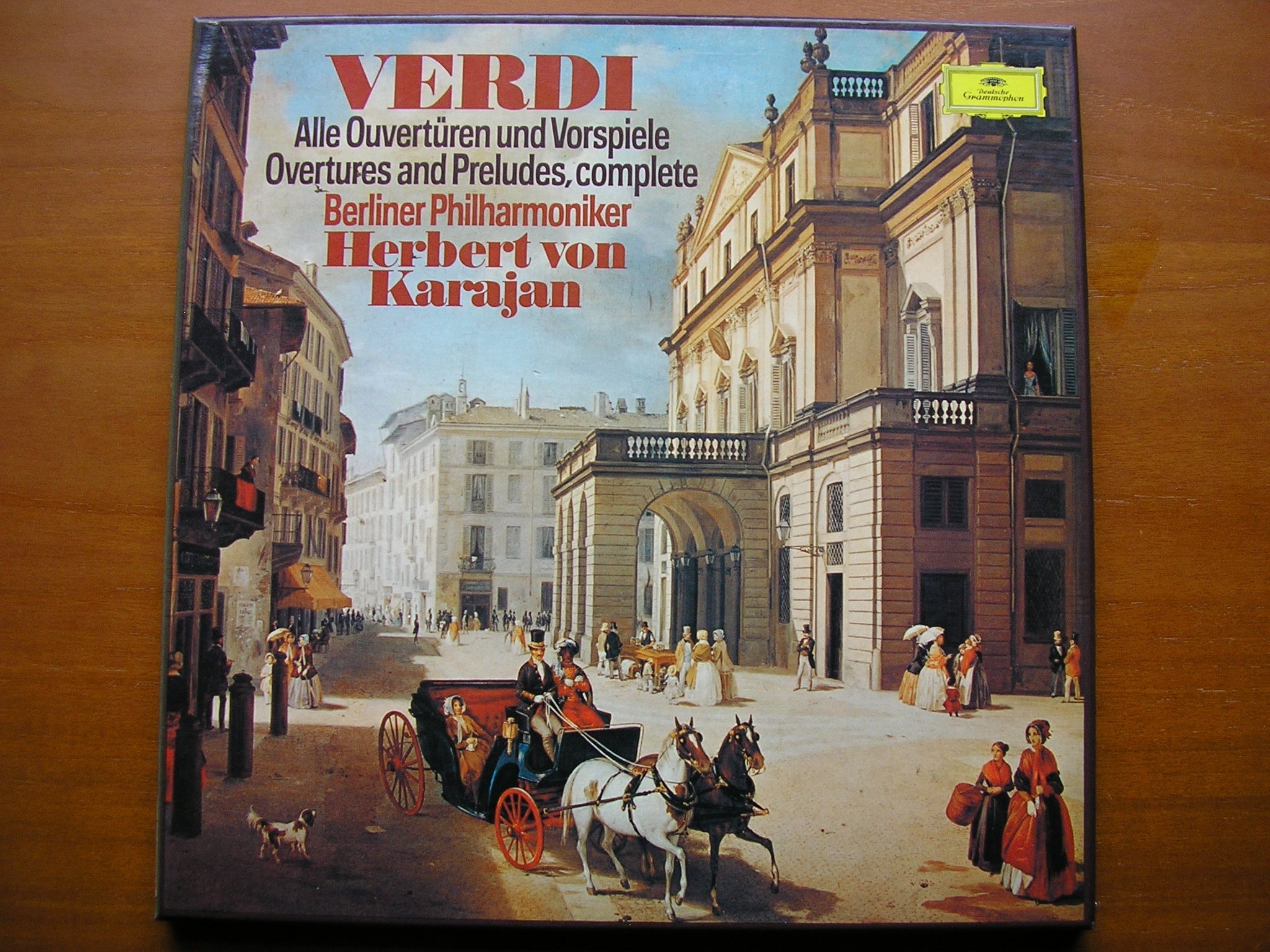 VERDI: COMPLETE OVERTURES & PRELUDES      KARAJAN / BERLIN PHILHARMONIC   2LP    2707 090