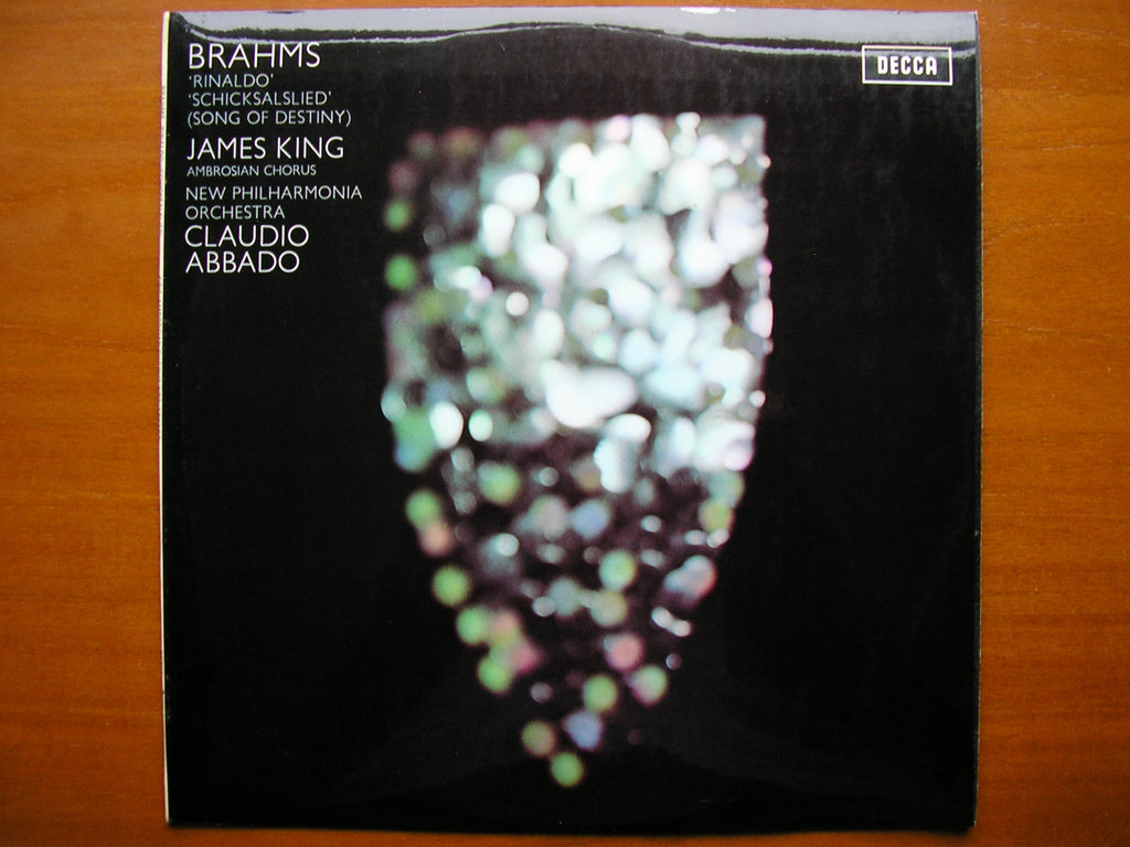BRAHMS:  RINALDO / SONG OF DESTINY     JAMES KING / NEW PHILHARMONIA / ABBADO    ED3