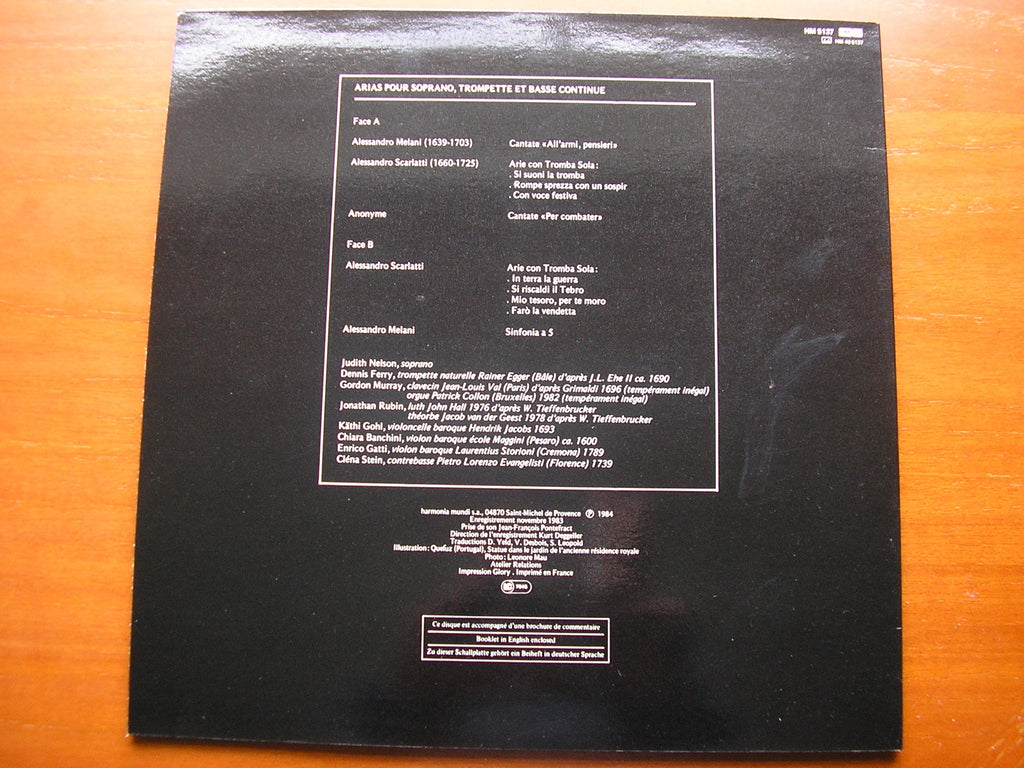 SCARLATTI / MELANI: ARIAS & CANTATAS FOR SOPRANO, TRUMPET & CONTINUO   NELSON / FERRY   HM 5137