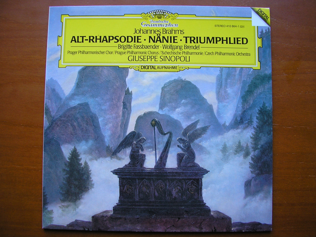 BRAHMS: ALTO RHAPSODIE / NANIE / TRIUMPHLIED      SOLOISTS / CZECH PHILHARMONIC / SINOPOLI     410 864