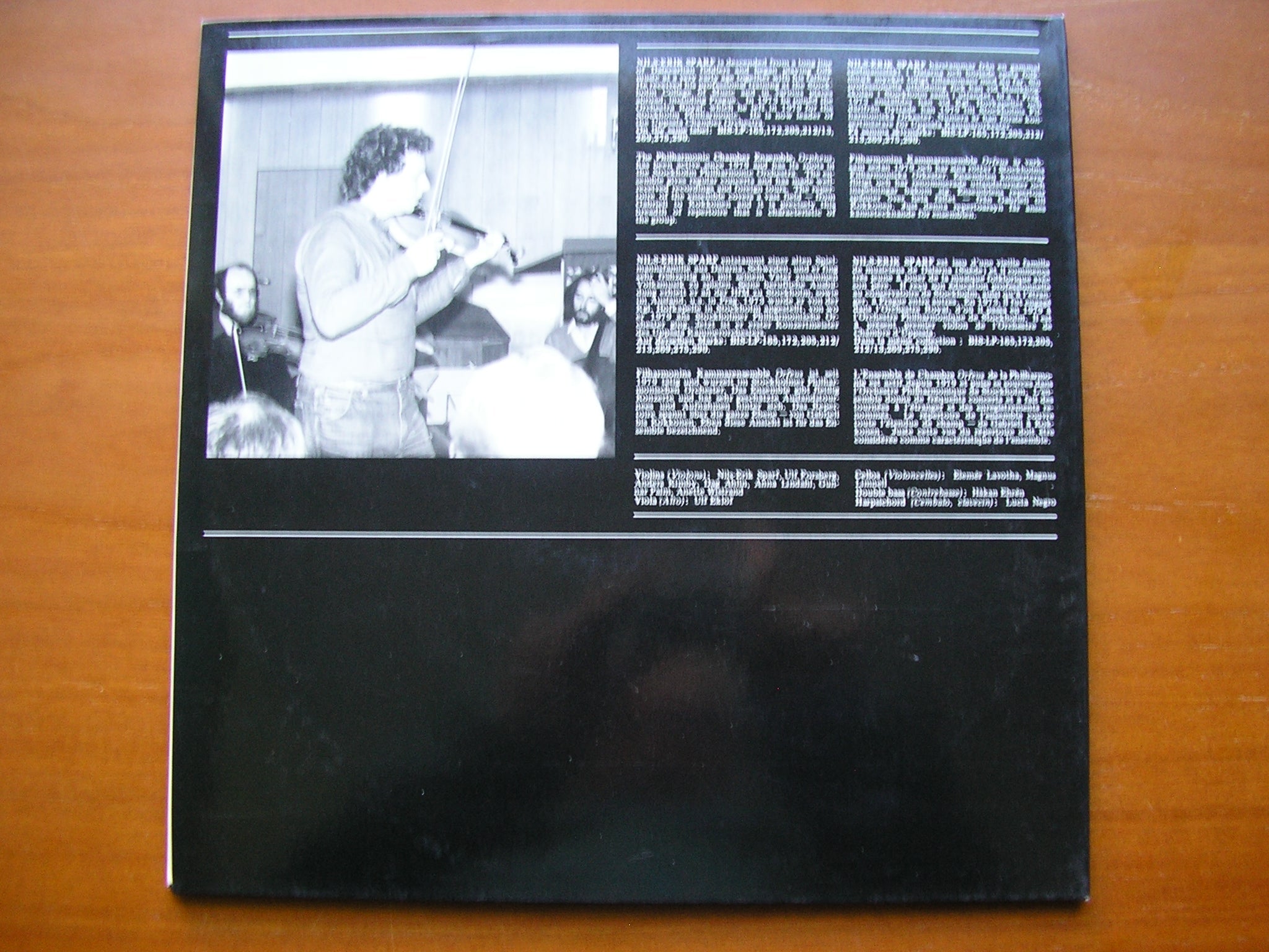 ROMAN: THREE SINFONIAS / THREE VIOLIN CONCERTOS     SPARF / ORPHEUS CHAMBER ENSEMBLE    BIS LP 284
