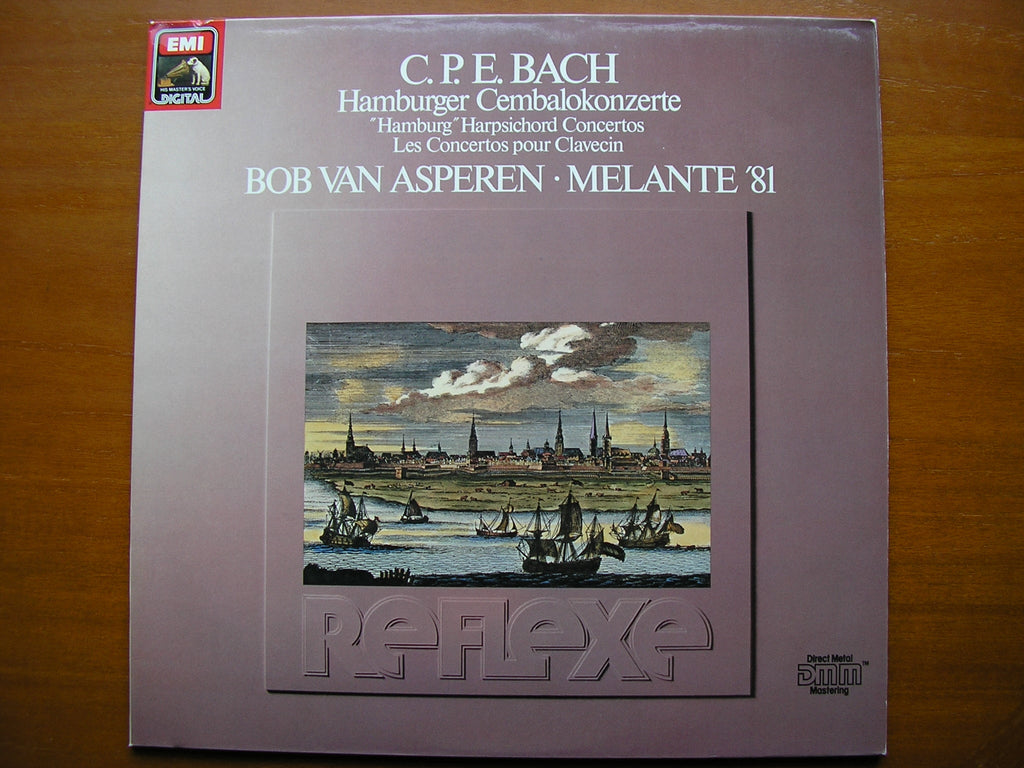 BACH CPE: THE SIX HAMBURG CONCERTOS  Wq 43      VAN ASPEREN / MELANTE 81    2LP     1434863