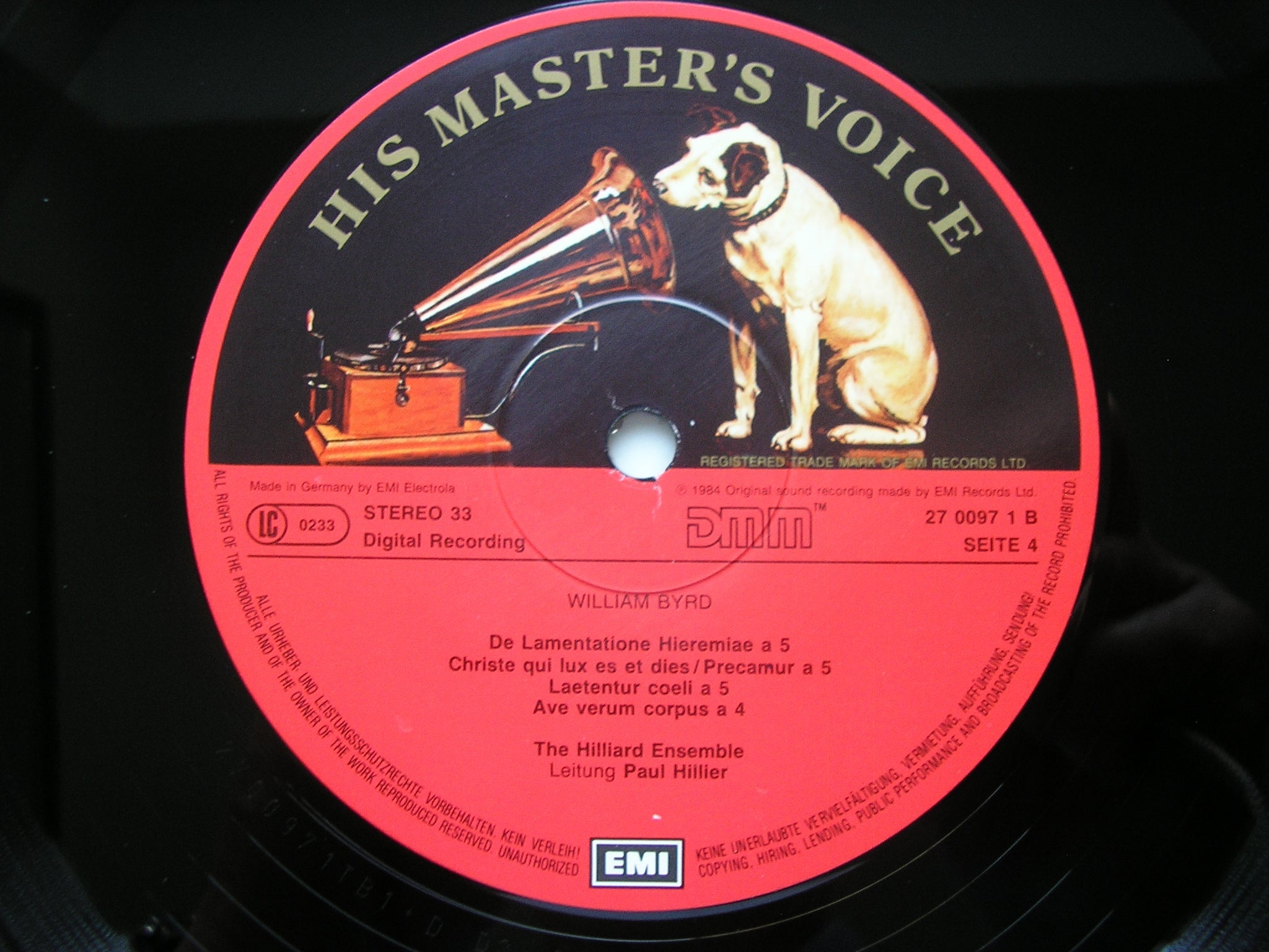 BYRD: MASSES / LAMENTATIONS / MOTETS      THE HILLIARD ENSEMBLE   2 LP     270096