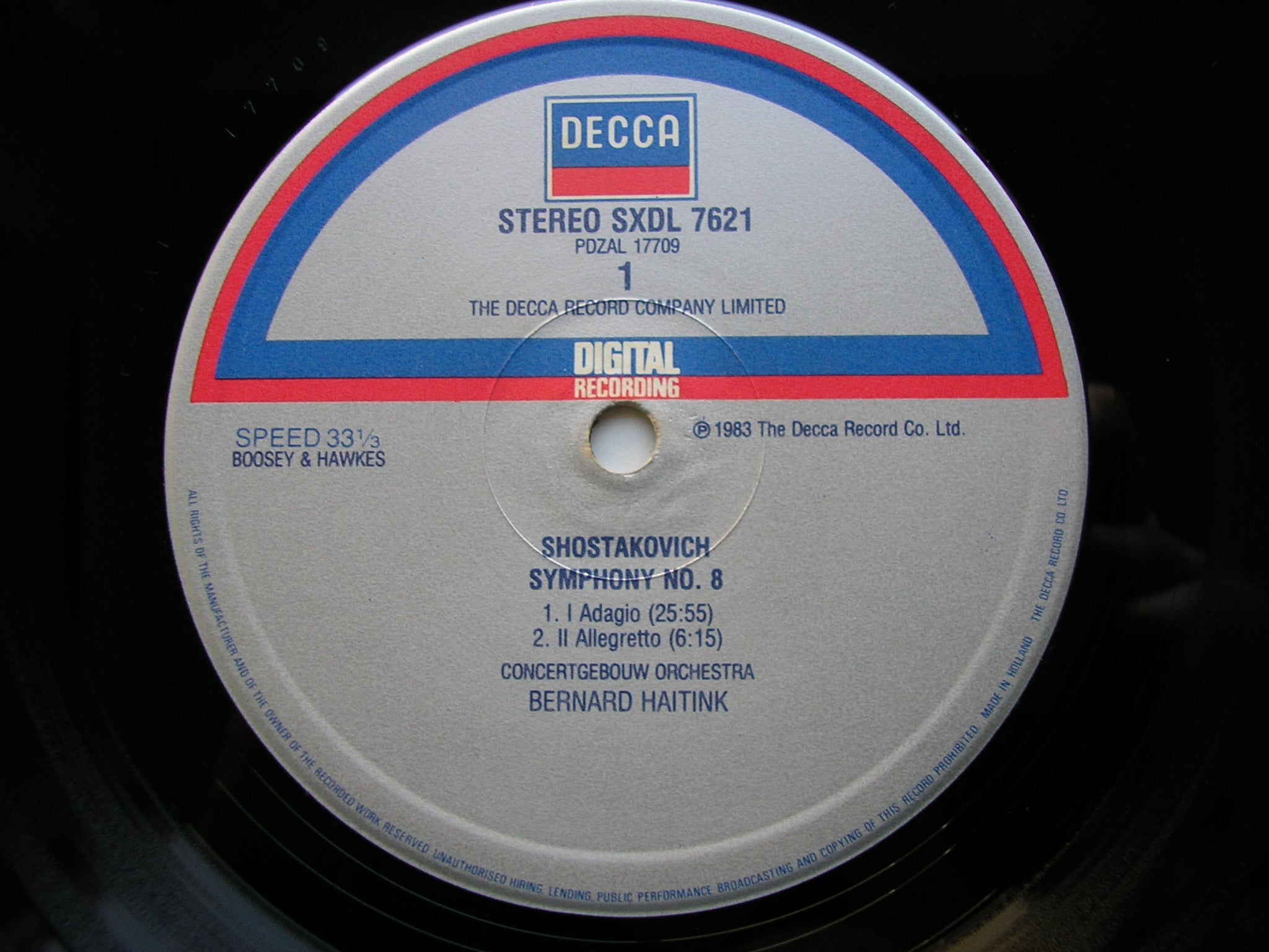 SHOSTAKOVICH: THE COMPLETE SYMPHONIES BERNARD HAITINK / CONCERTGEBOUW / LONDON PHILHARMONIC 15 DECCA LPs