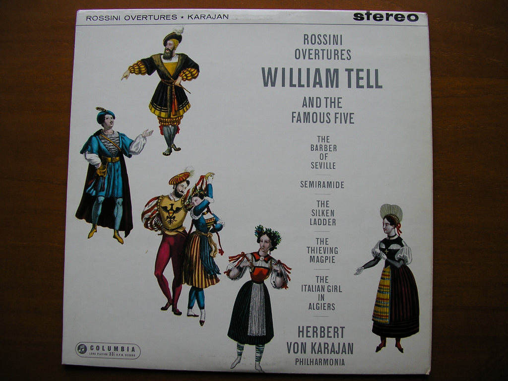 ROSSINI: SIX OVERTURES       KARAJAN / PHILHARMONIA     SAX 2378