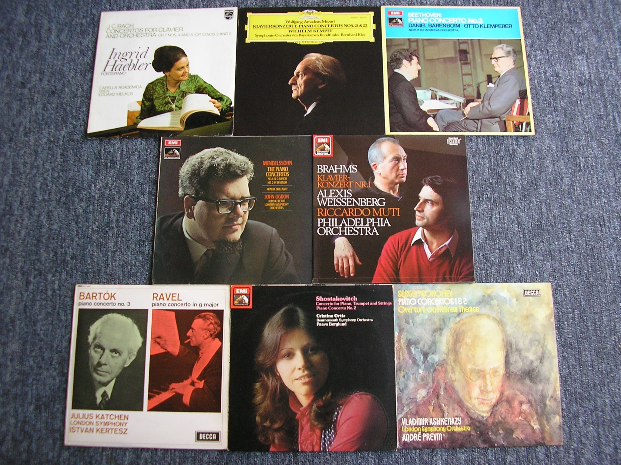 8 LP Classical Collections  -  PIANO CONCERTOS  No. 2